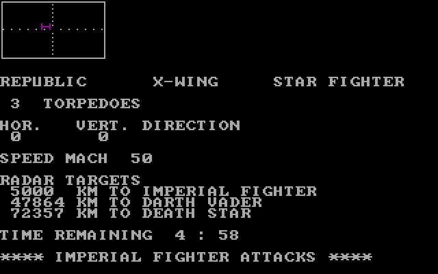 Gameplay of XWing Fighter
