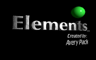 Title screen of Elements