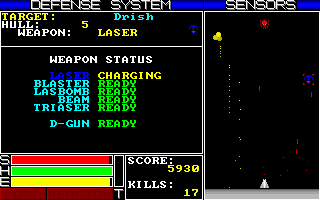 Gameplay of Space Fortress