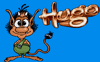 Title screen of Hugo Labyrinth
