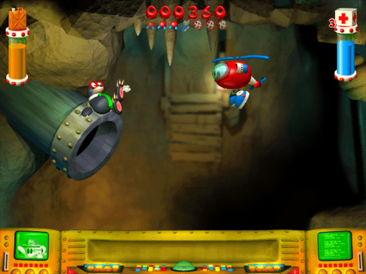 Gameplay of Helicop Investigates Words and Numbers