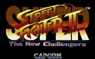 Title screen of Super Street Fighter II