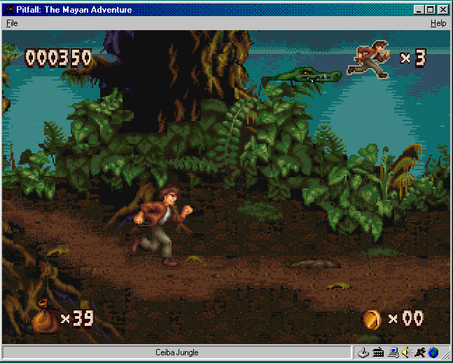 Gameplay of Pitfall: The Mayan Adventure