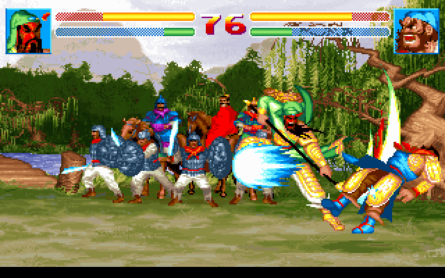 Gameplay of Sango Fighter 2