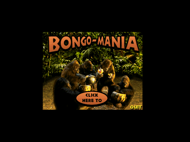 Title screen of Bongo Mania