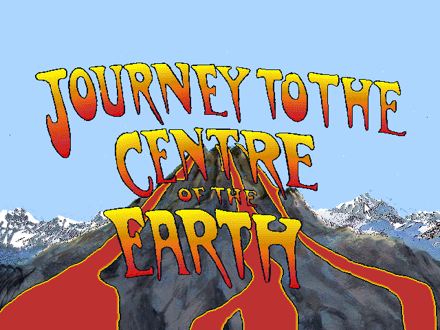 Title screen of Journey to the Centre of the Earth