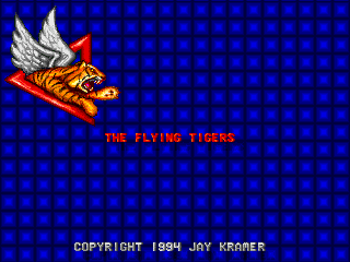 Title screen of Flying Tigers