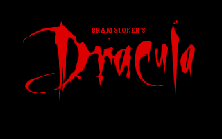 Title screen of Bram Stoker's Dracula
