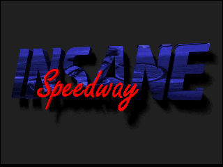 Title screen of Insane Speedway