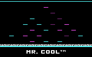 Title screen of Mr. Cool