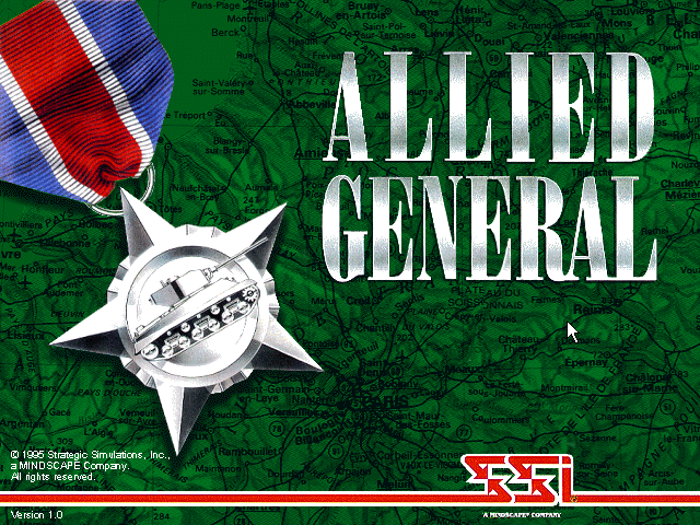 Title screen of Allied General