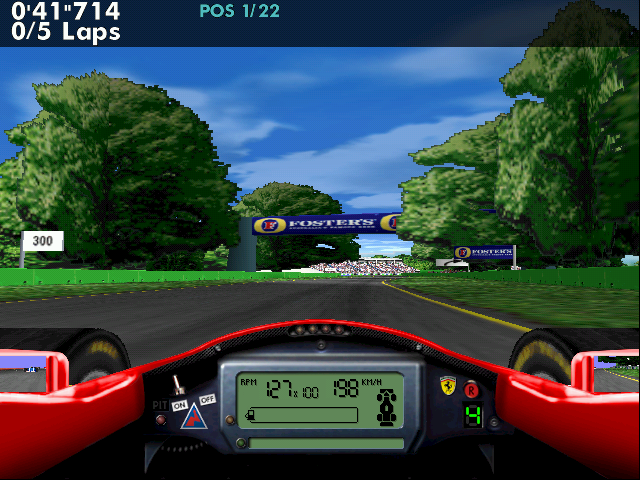 Gameplay of F1 Racing Simulation
