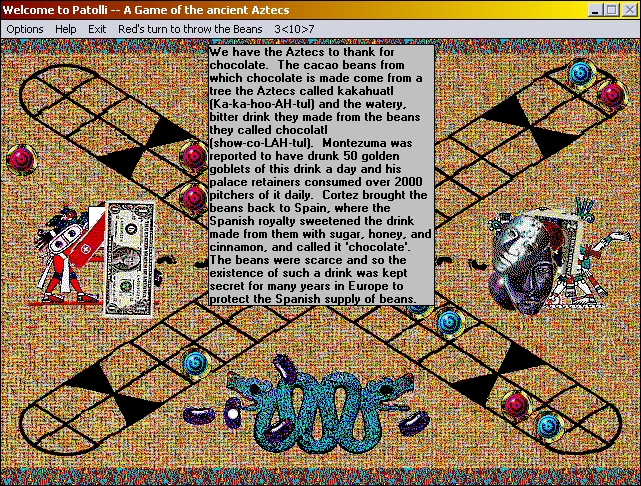 Gameplay of Patolli