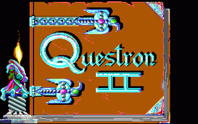 Title screen of Questron II