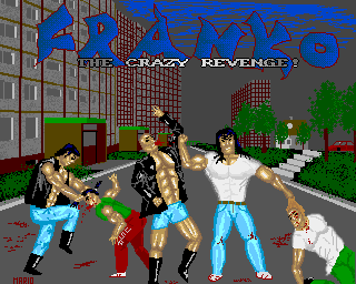 Title screen of Franko: The Crazy Revenge