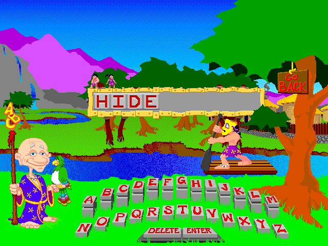 Gameplay of Spelling Jungle