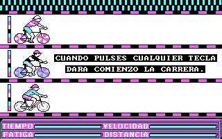 Title screen of Bicis
