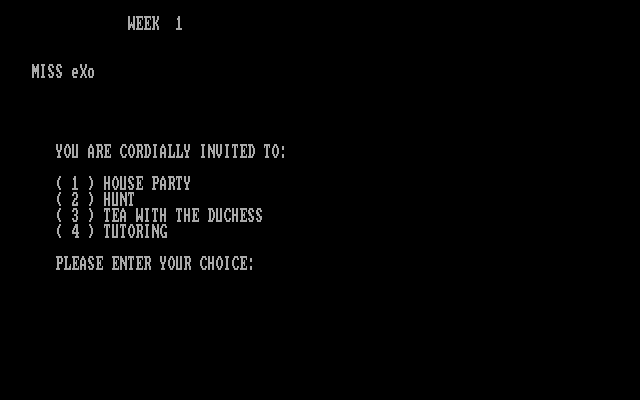 Gameplay of Pride and Prejudice