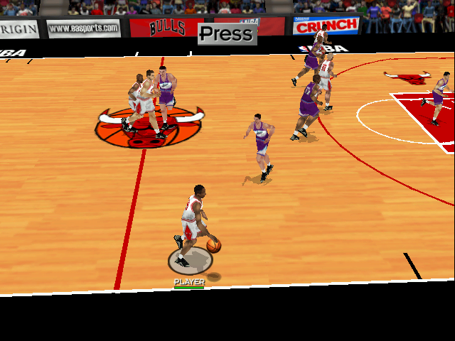 Gameplay of NBA Live 98