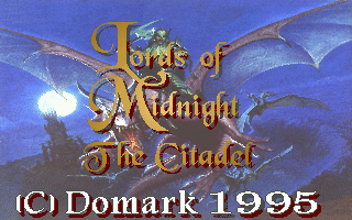 Title screen of Lords of Midnight