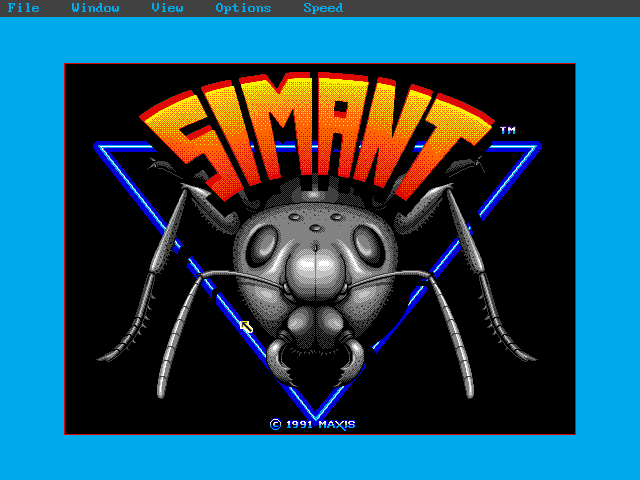 Title screen of SimAnt