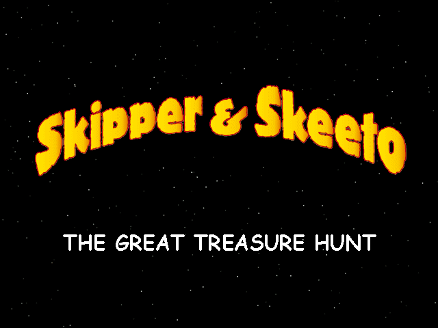 Title screen of Skipper & Skeeto: The Great Treasure Hunt