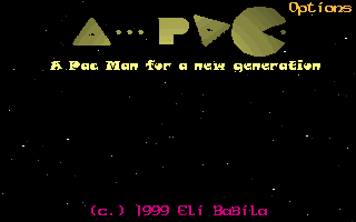 Title screen of A-Pac