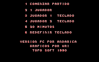Title screen of Drazen Petrovic Basket