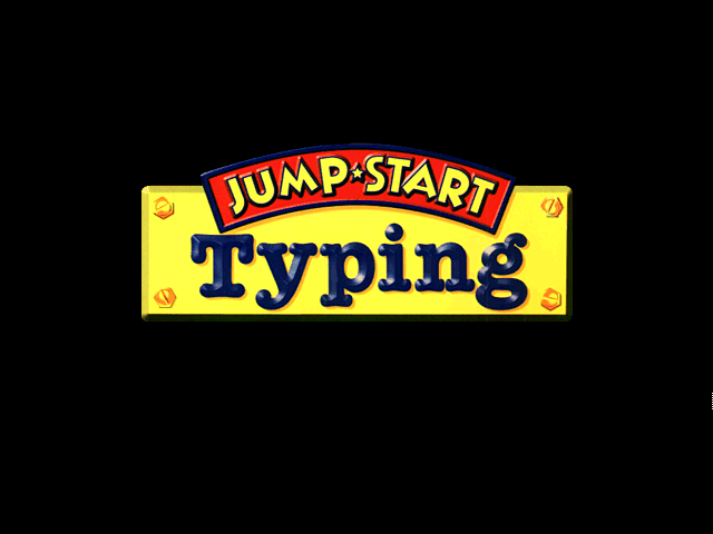 Title screen of JumpStart Typing
