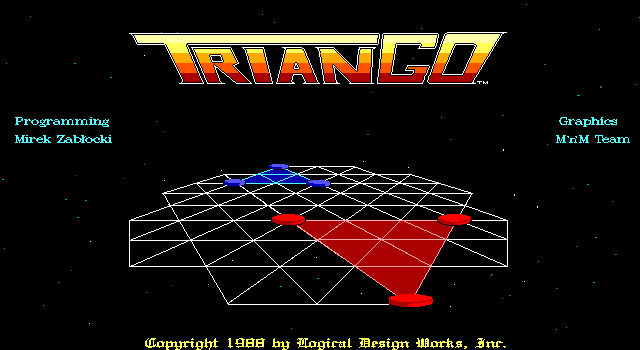 Title screen of TrianGO