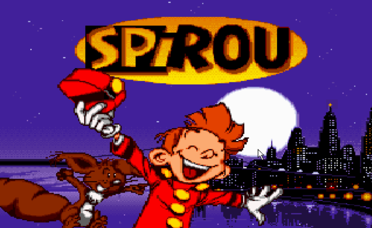 Title screen of Spirou