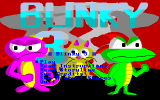 Title screen of Blinky 3