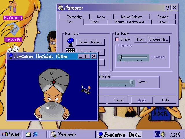 Gameplay of Beavis and Butt-Head in Calling All Dorks