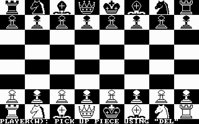 Title screen of Chess88