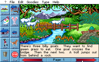 Gameplay of Storybook Weaver