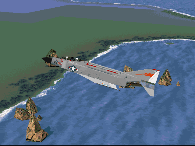 Gameplay of Jane's Combat Simulations: U.S. Navy Fighters '97