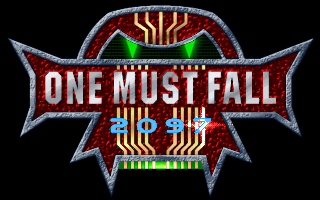 Title screen of One Must Fall 2097