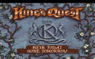 Title screen of King's Quest VI: Heir Today, Gone Tomorrow