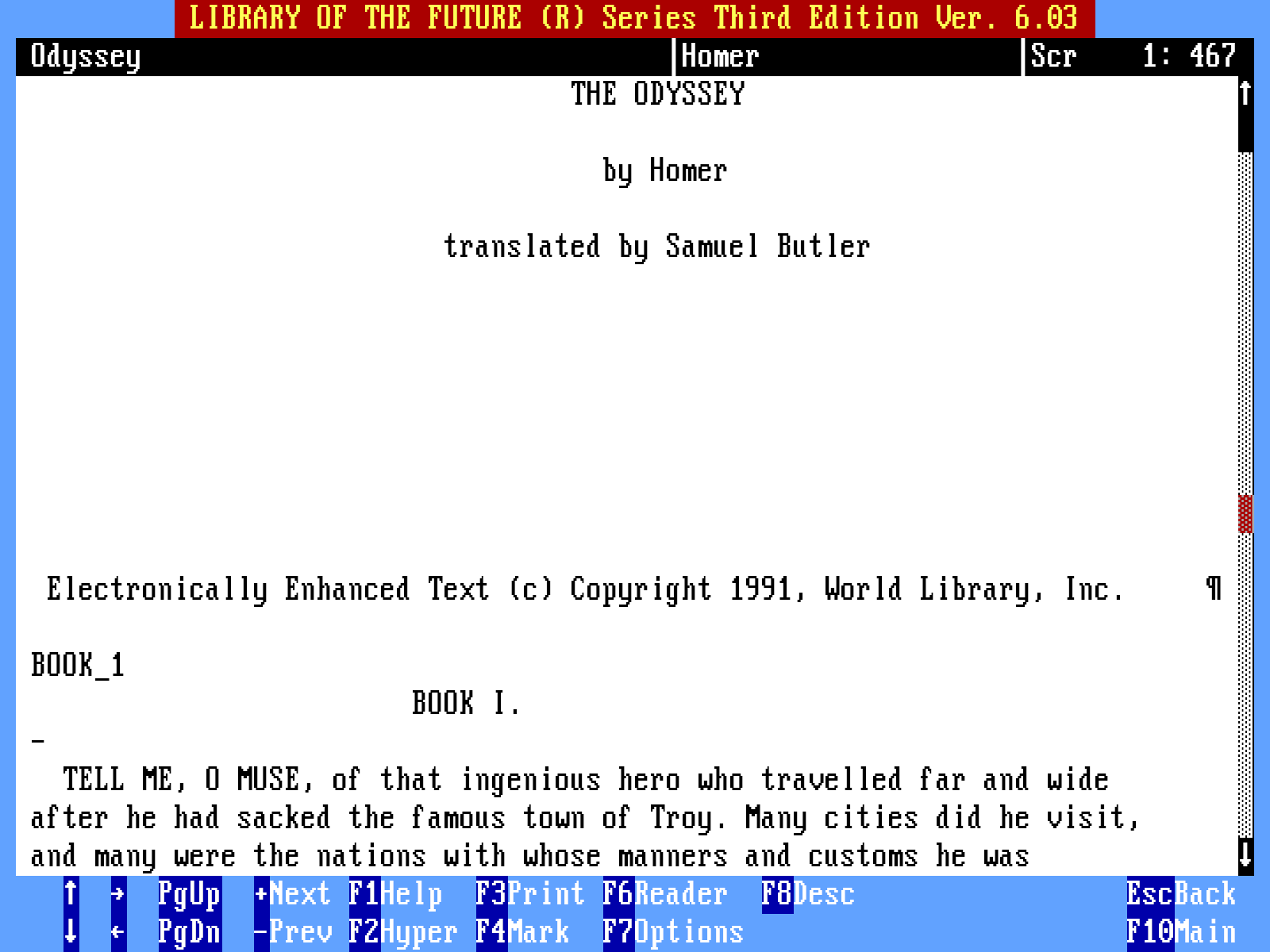 Gameplay of Library of the Future