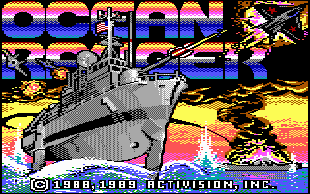 Title screen of Ocean Ranger