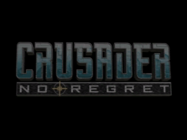 Title screen of Crusader: No Regret