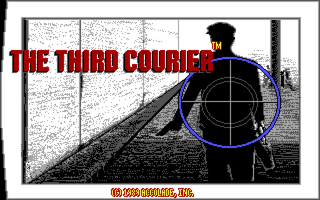 Title screen of The Third Courier