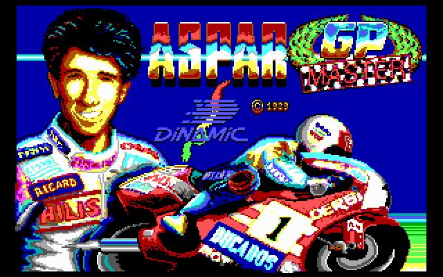 Title screen of Grand Prix Master