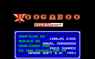 Title screen of Poogaboo: La Pulga 2