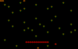 Gameplay of Centipede (Atari)(1983)