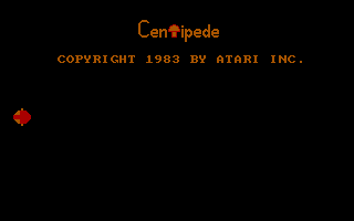 Title screen of Centipede (Atari)(1983)