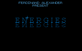 Title screen of Energies