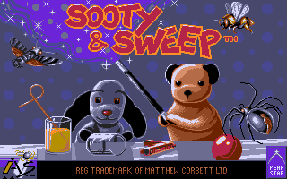 Title screen of Sooty & Sweep