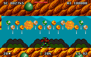 Gameplay of Zool 2