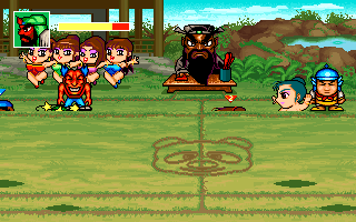 Gameplay of Panda Dodgeball (Baoxiao Duobiqiu)